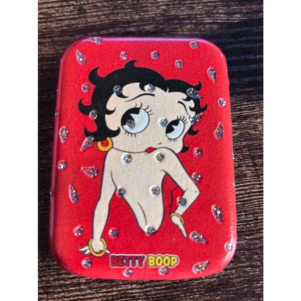 Betty Boop Collectible Red Double Compact Mirror Case
